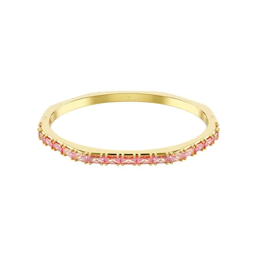 Swarovski Women`s Matrix Pink Crystal Bangle 5720624