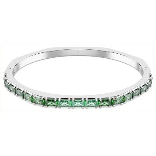 Swarovski Women`s Matrix Green Crystal Bangle 5705785