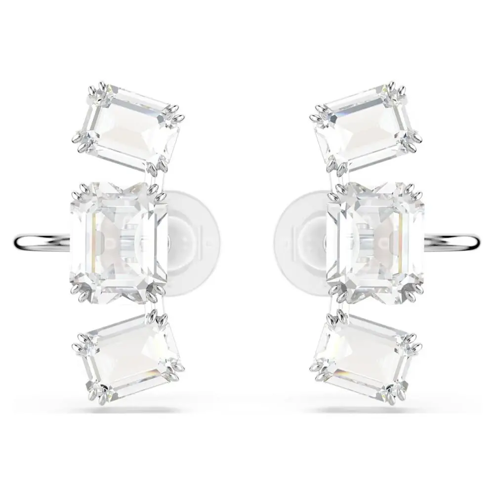 Swarovski Women`s Millenia White Crystal Earrings 5701274