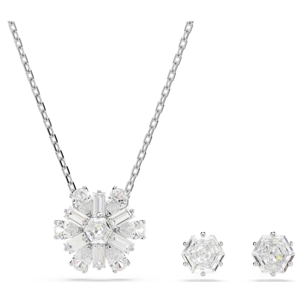 Swarovski Women`s Idyllia White Crystal Necklace 5691484