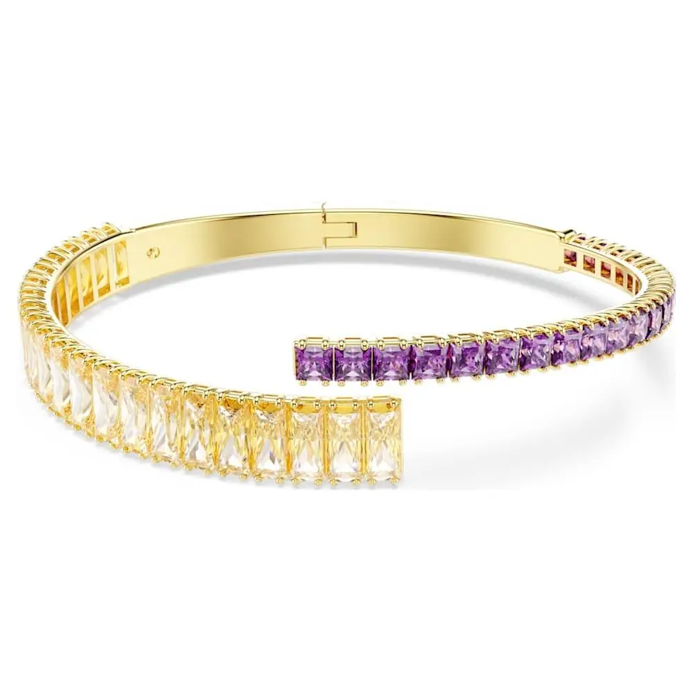 Swarovski Women`s Matrix Pink Crystal Bangle 5731049