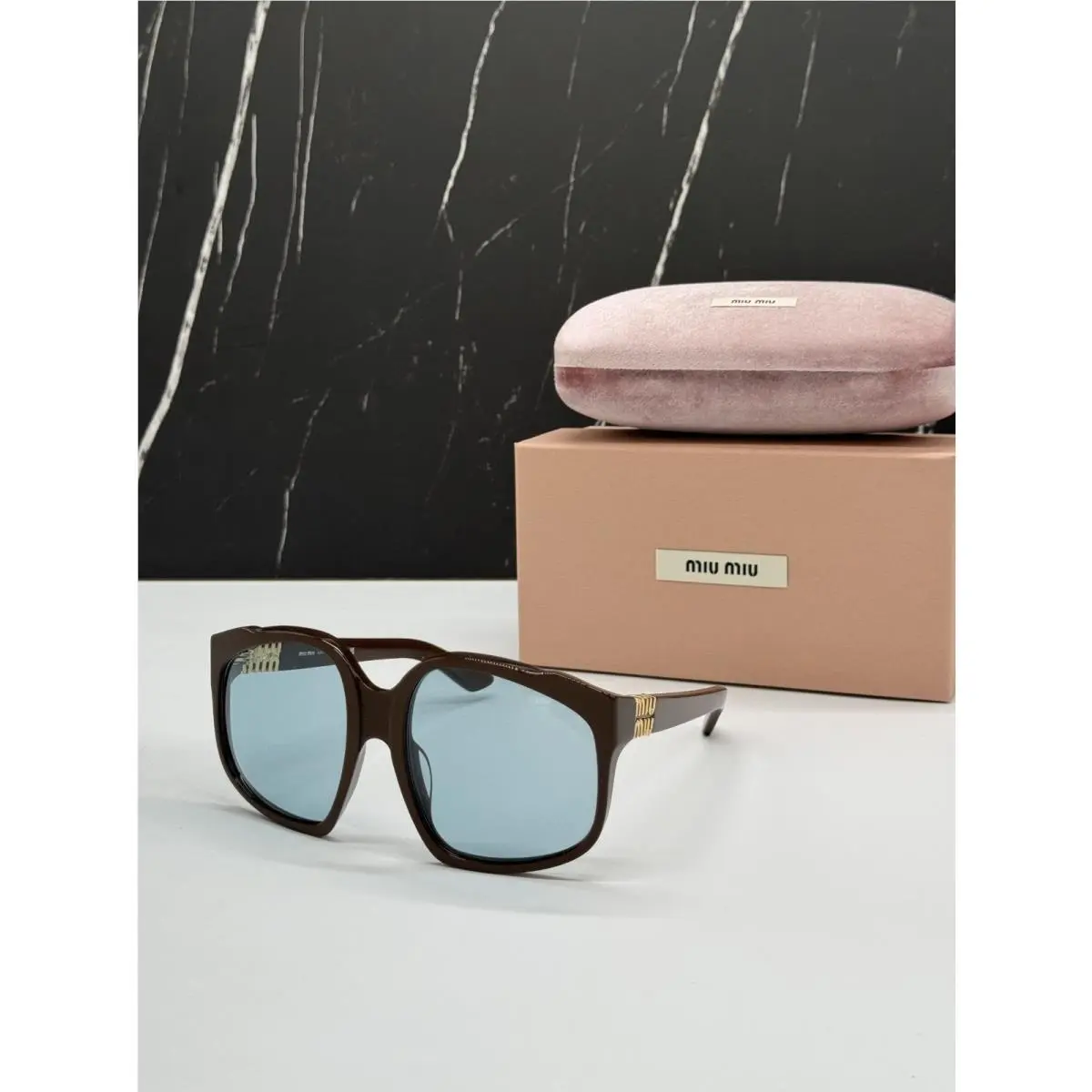 MUA07S 24D20R Oversized Miu Miu Sunglasses Smua 07 24D20R