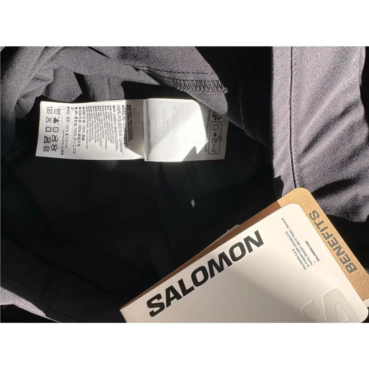 Salomon clothing - Black 9