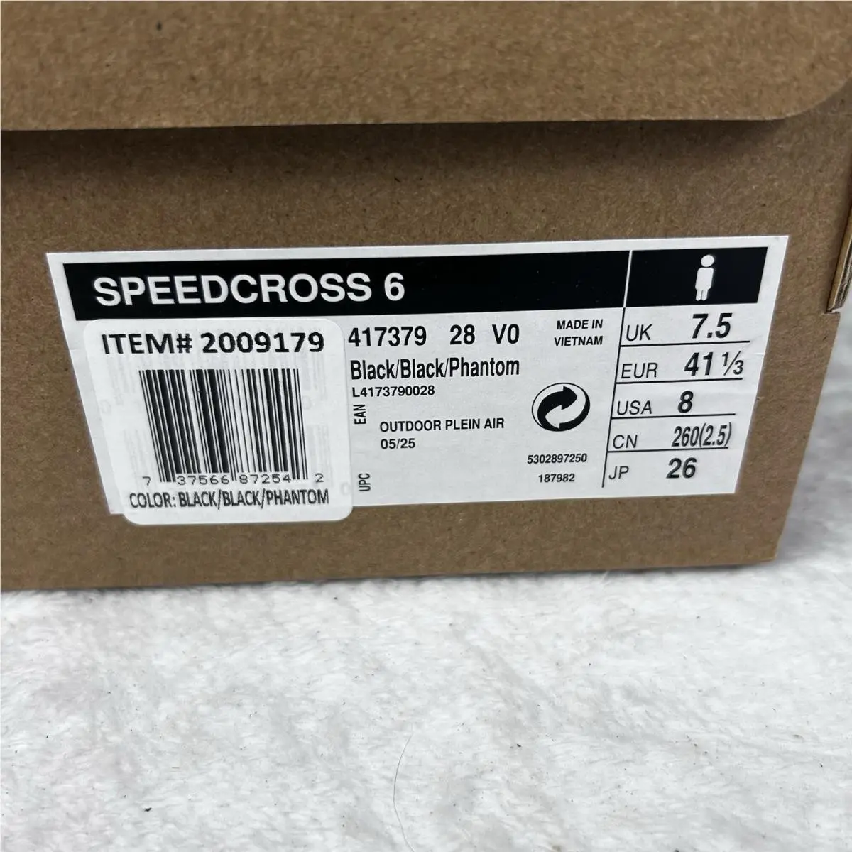 Salomon shoes - Salomon Speedcross 6 - Speedcross - 417379 28 VO - Black (UPC: 0737566872542) 13