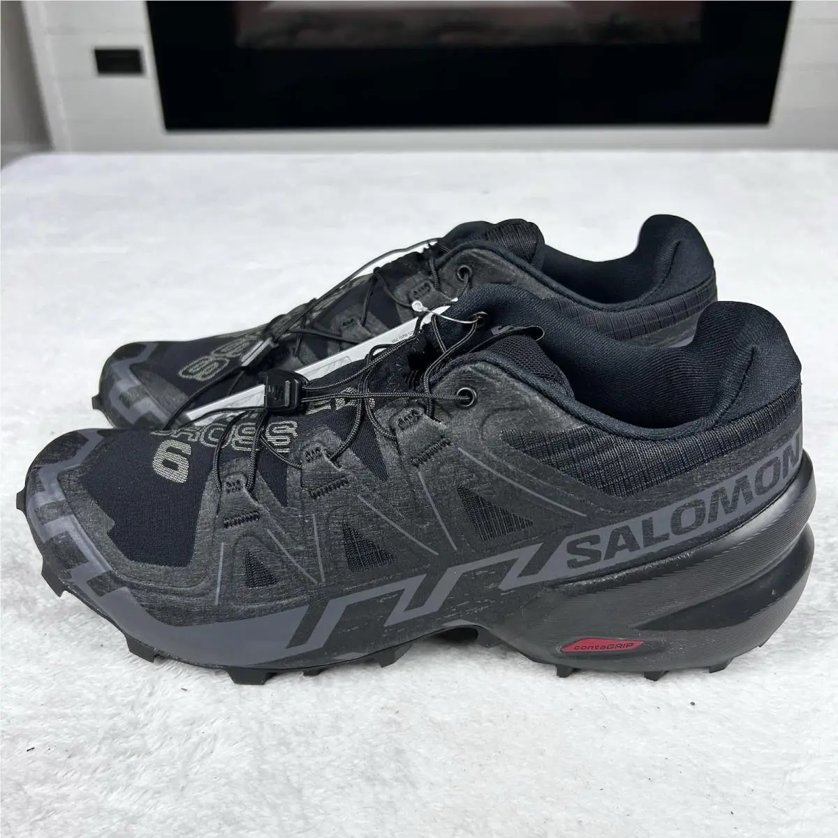 Salomon shoes - Salomon Speedcross 6 - Speedcross - 417379 28 VO - Black (UPC: 0737566872542) 1