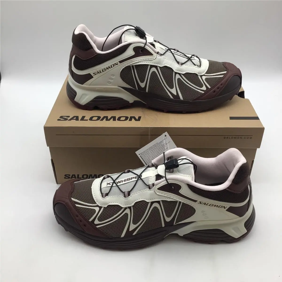 Salomon Xt-whisper Walnut Chocolate Mens Size 11.5 Trail Running Shoes