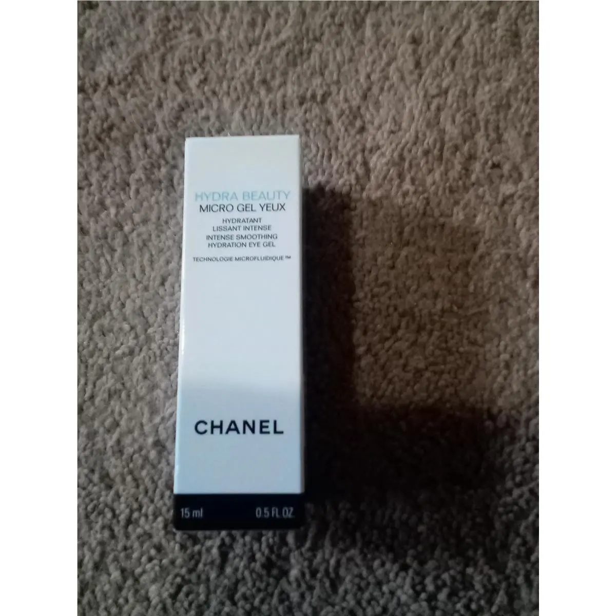 Chanel Hydra Beauty Intense Smoothing Hydration Eye Gel .5 Oz