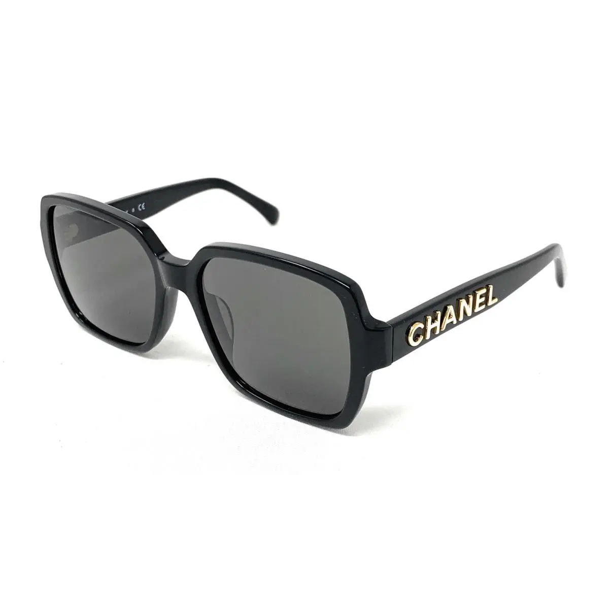 Chanel Women`s Sunglasses CH5408A 622/S4 Black Gold Grey 56mm