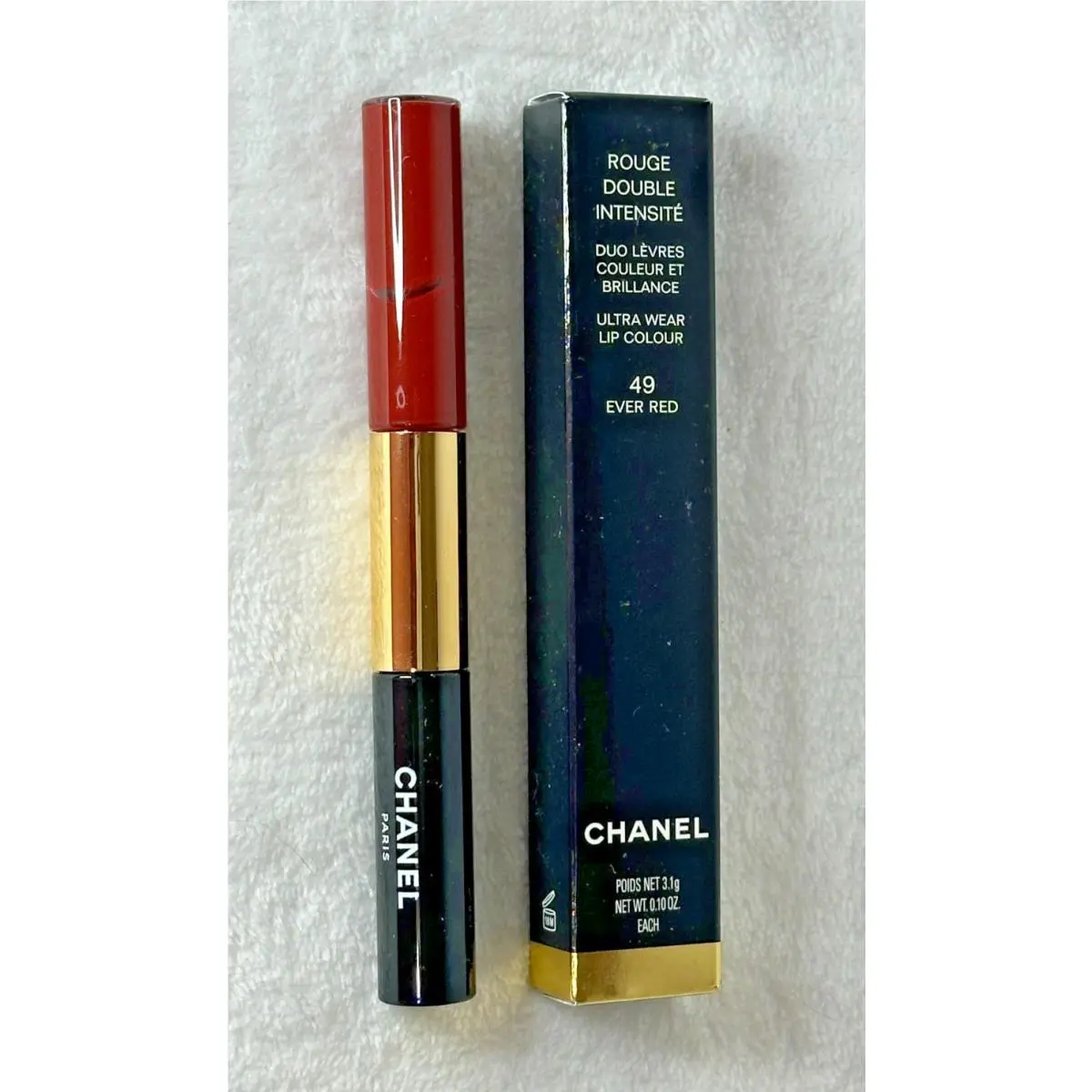 Chanel - Double-ended Intense Ultra Wear Lip Color Gloss - 49 Ever Red