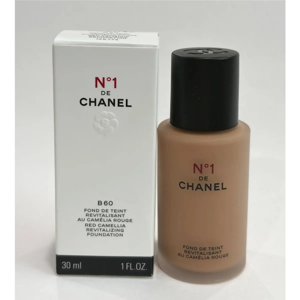 N°1 DE Chanel Revitalizing Foundation - B60 - 1 fl oz / 30 ml