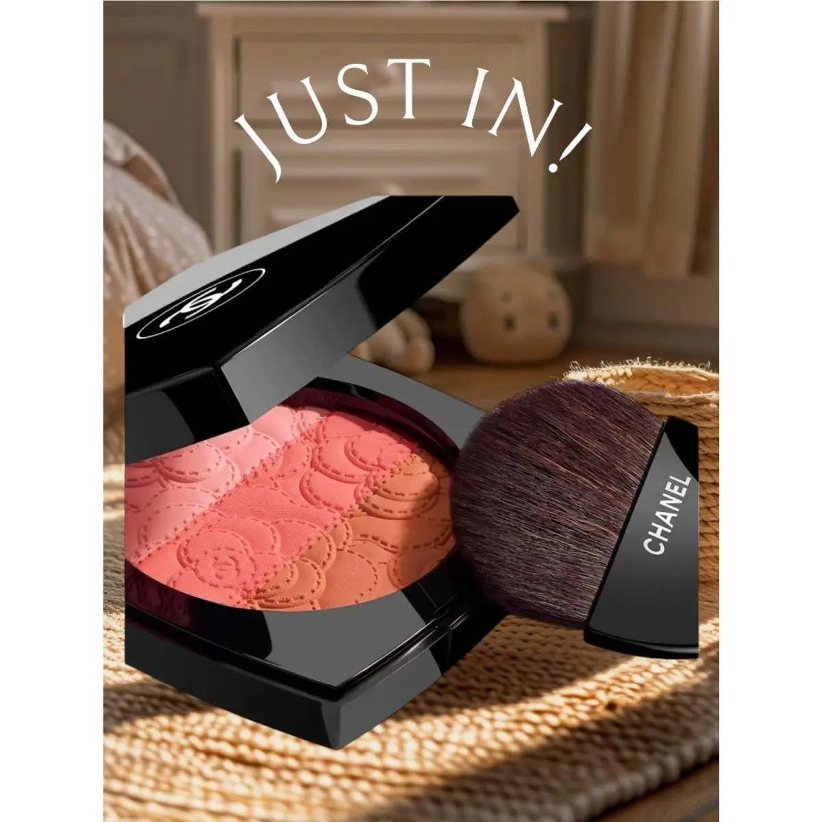 Chanel 2025 Limited Edition Camelia Futura Powder Blush Trio Limited-edition