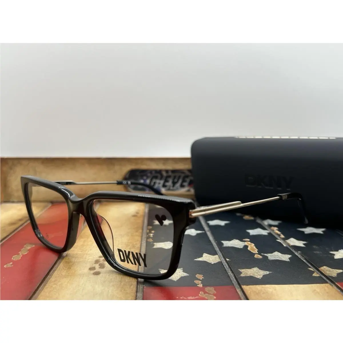 Dkny Optical DK7012 001 Black Eyeglasses 53mm Frame Option To Add RX
