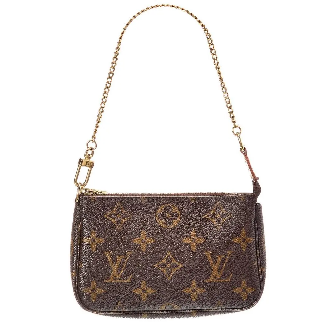 Brown Monogram Canvas Mini Pochette Accessoires by Louis Vuitton