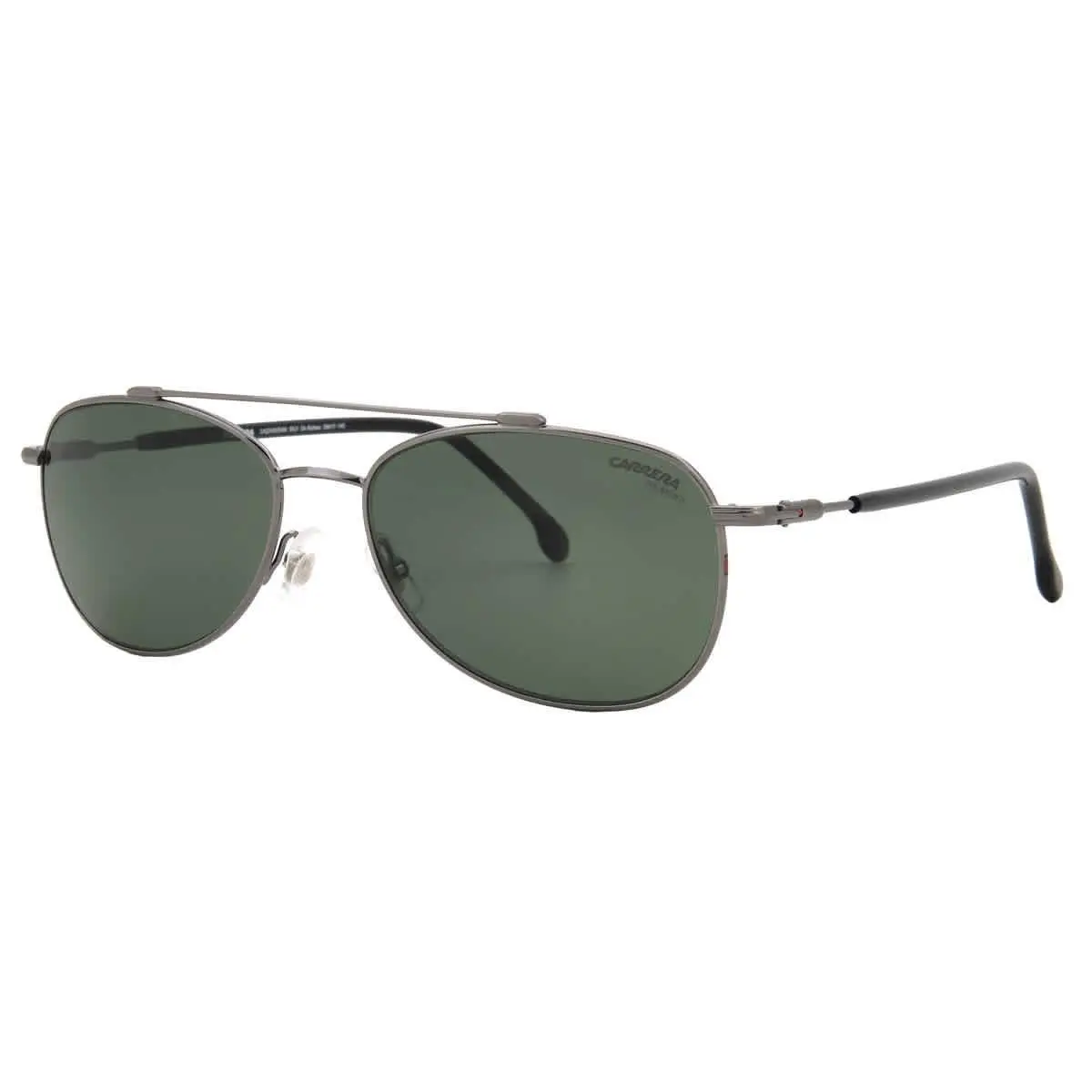 Carrera Polarized Green Pilot Men`s Sunglasses Carrera 224/SSAM 0KJ1/UC 58