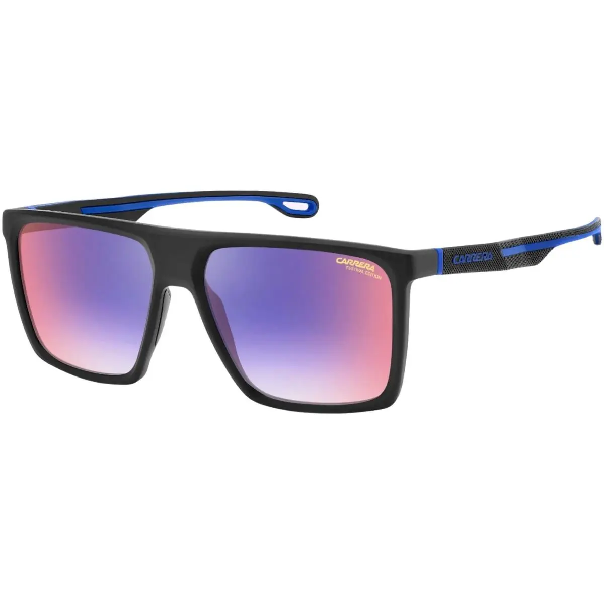 Carrera Men`s Black Flat-top Square Sunglasses w/ Gradient Lens CA4019S 0807 YB