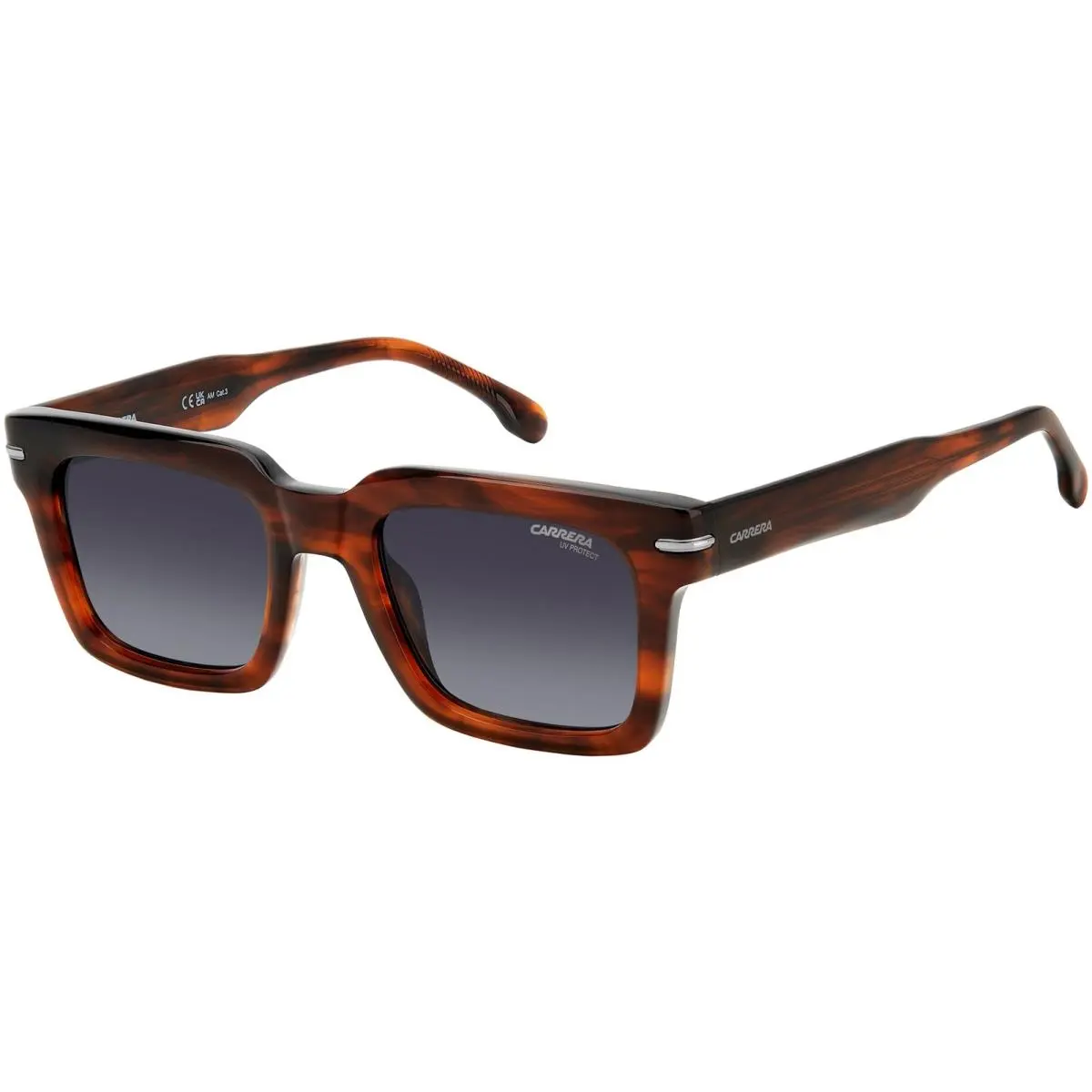 Carrera Men`s Brown Horn Square Sunglasses w/ Gradient Lens - CA316S 0EX4 9O
