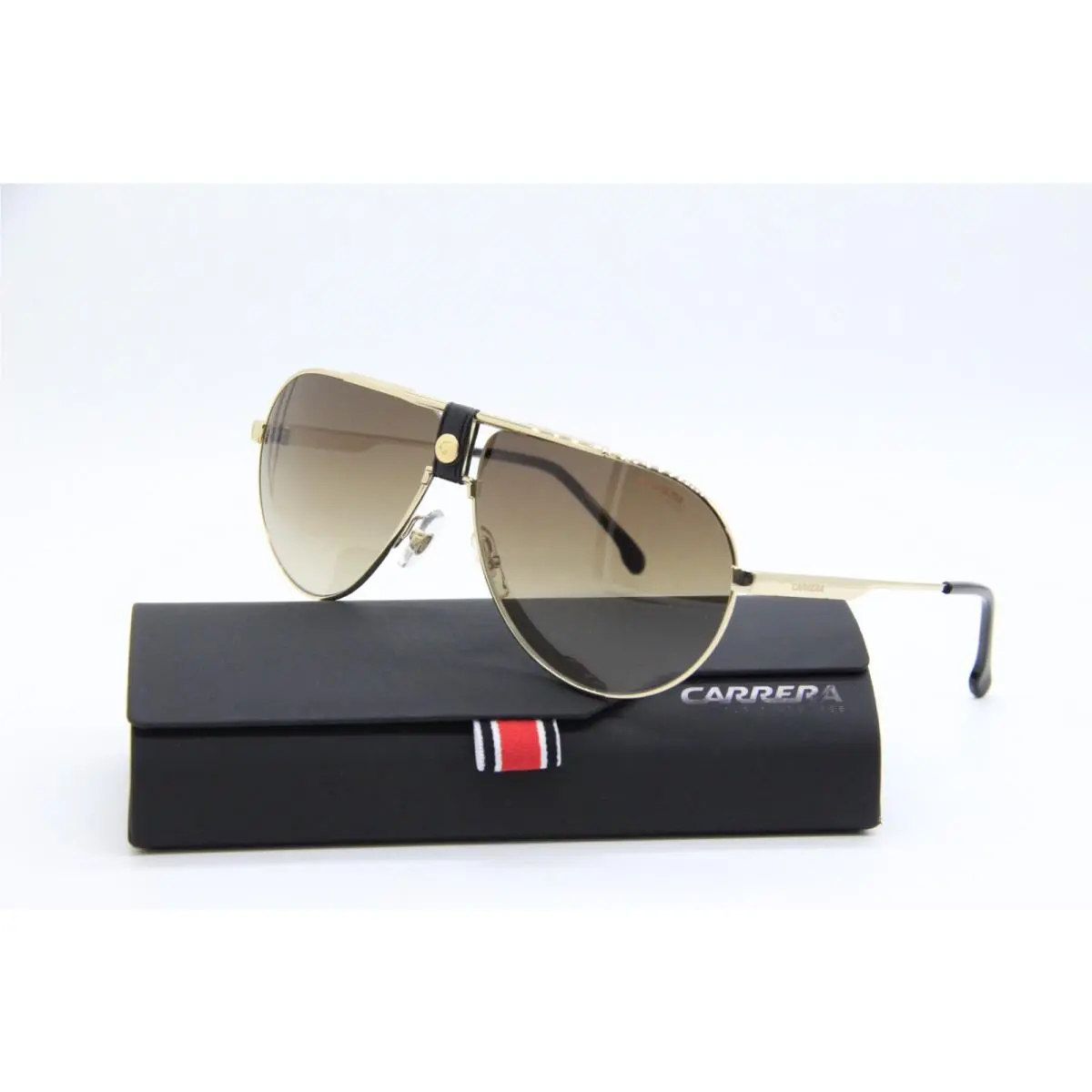 Carrera 1033/S J5GHA Gold Black Sunglasses W Case 63-11