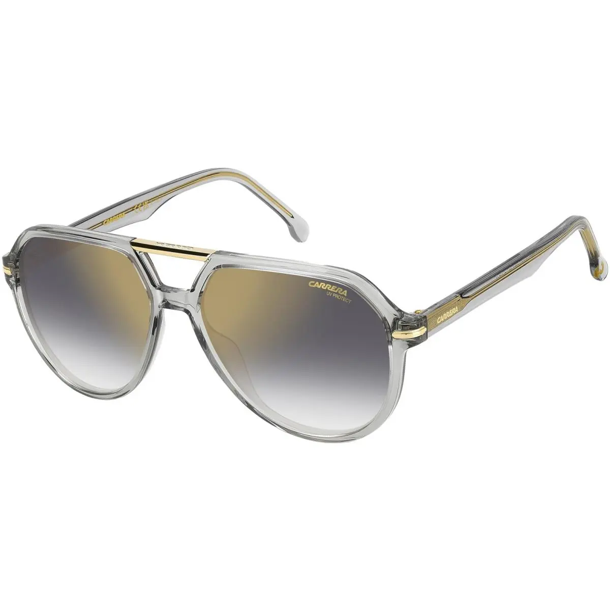 Men`s Crystal Grey Aviator Sunglasses w/ Mirror Lens - CA315S 0KB7 FQ by Carrera