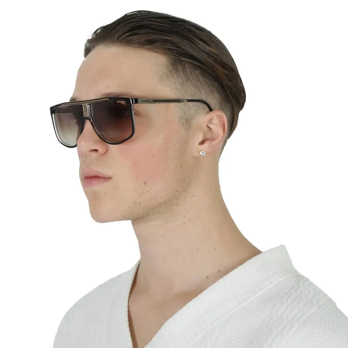 Carrera Brown Gradient Navigator Men`s Sunglasses Carrera 1056/S 02M2/HA 61