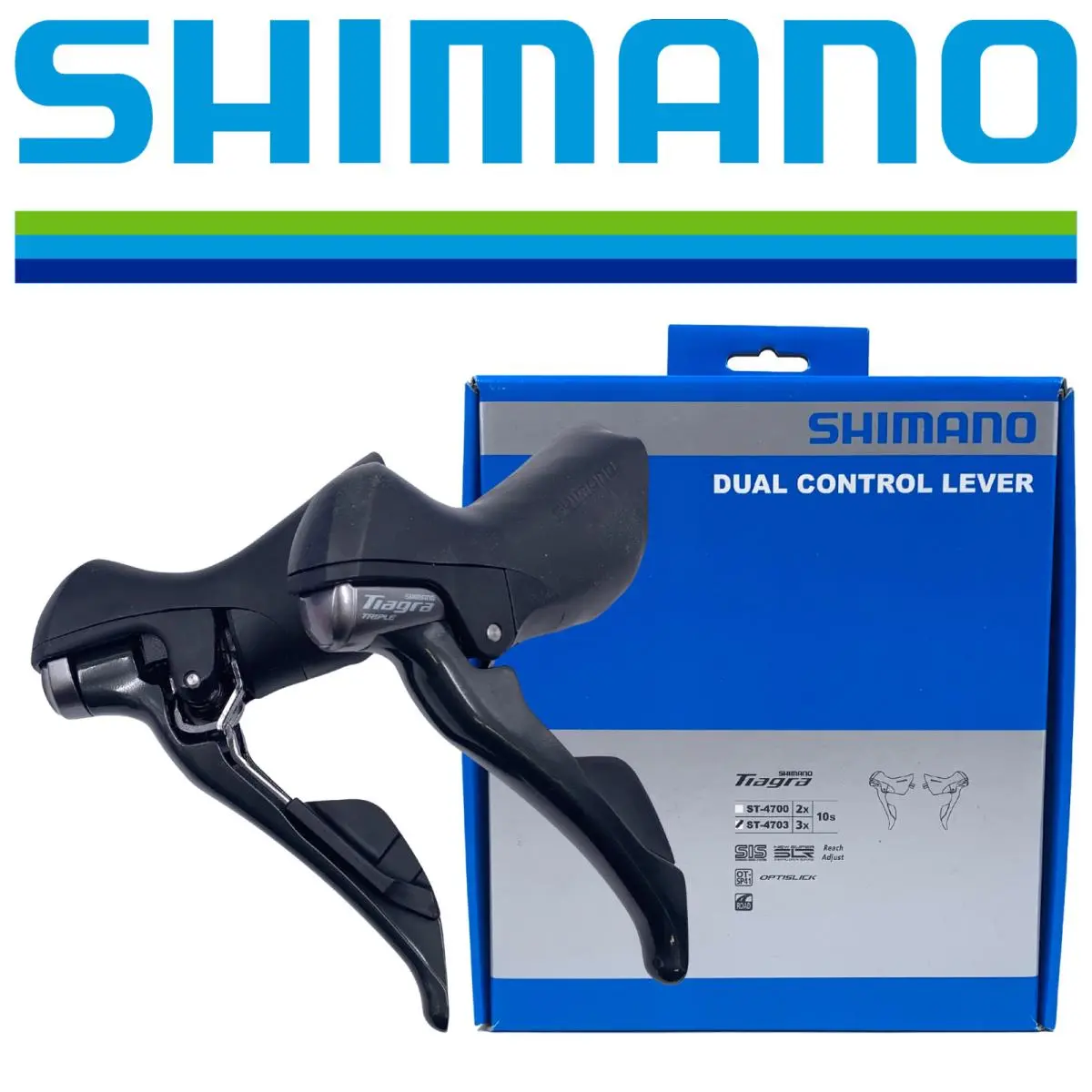 Shimano Tiagra ST-4703 3x10-Speed Shift/brake Lever Set