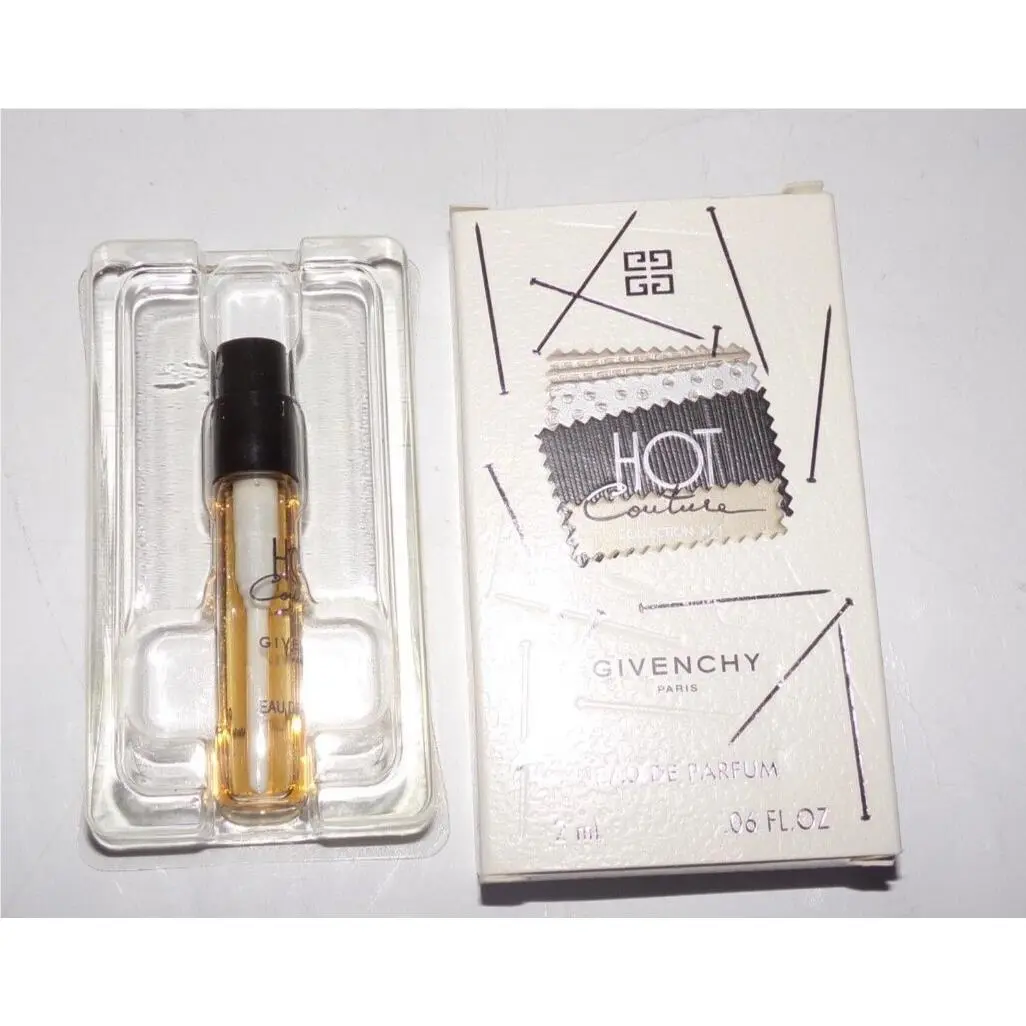 Givenchy Hot Couture White Collection 5 Eau de Parfum .06oz/2ml Boxed Samples