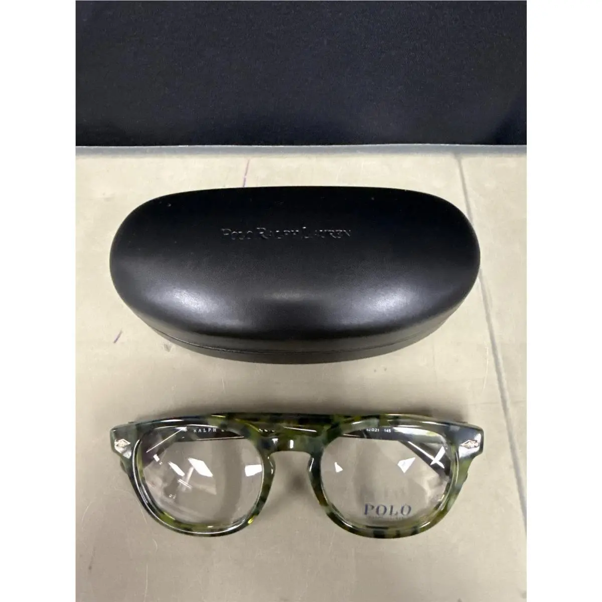Polo Ralph Lauren 2272 Shiny Green Havana 145/52-21 Demo Lens