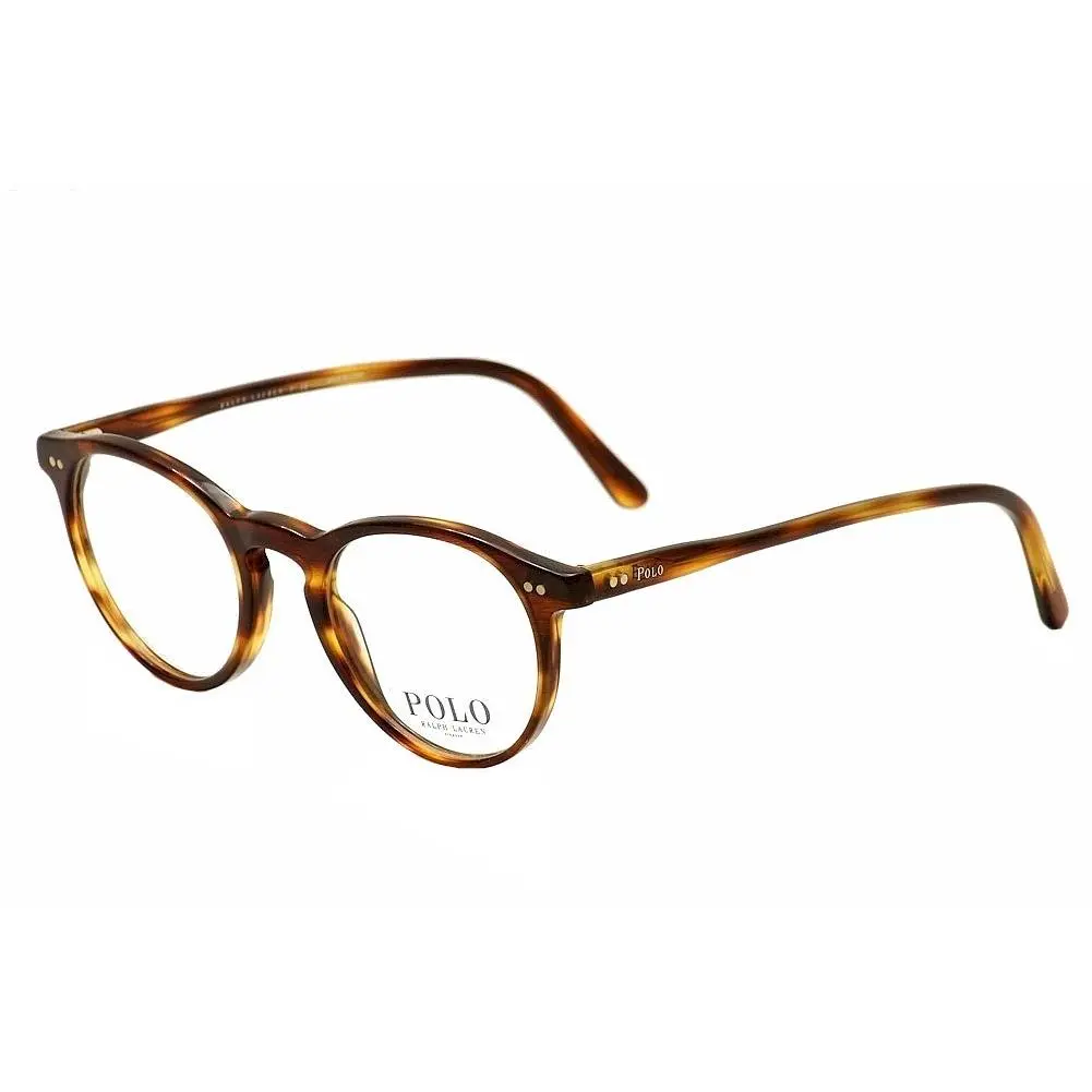 Polo Ralph Lauren Eyeglasses PH2083 2083 5007 Havana Striped Optical Frame 48mm