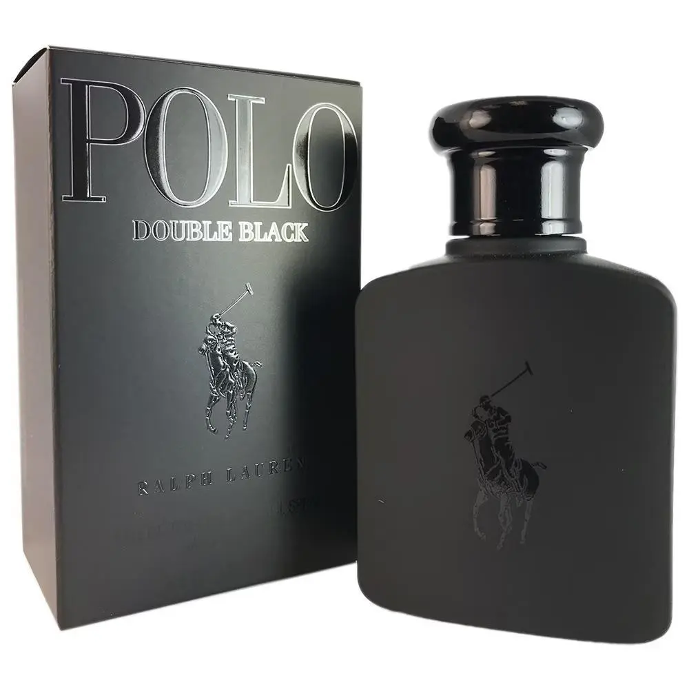 Polo Double Black by Ralph Lauren 4.2 oz / 125 ml Eau De Toilette Spray For Men