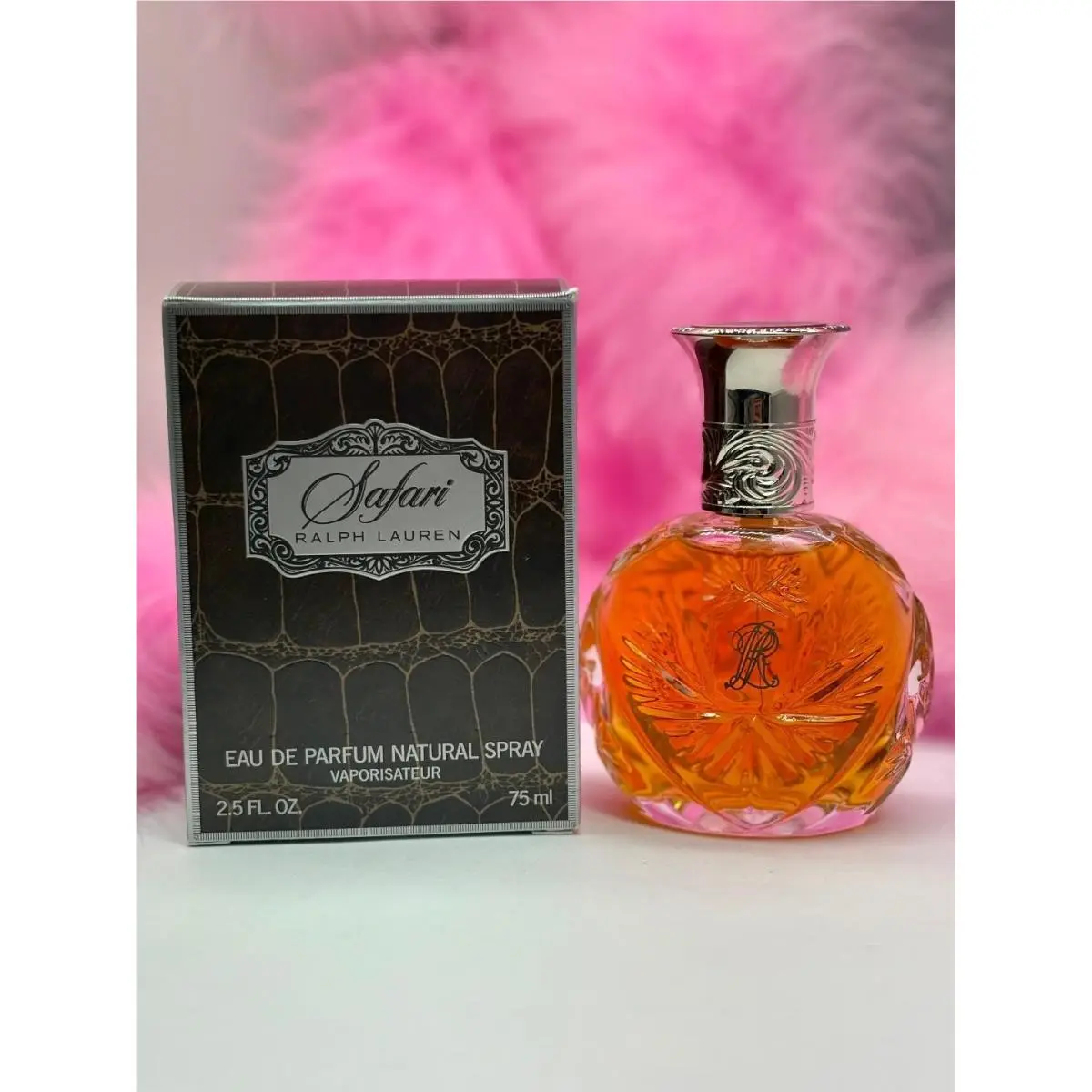 Ralph Lauren Safari For Women Eau DE Parfum Spray 75 ML/2.5 Fl.oz. Rare Vintage