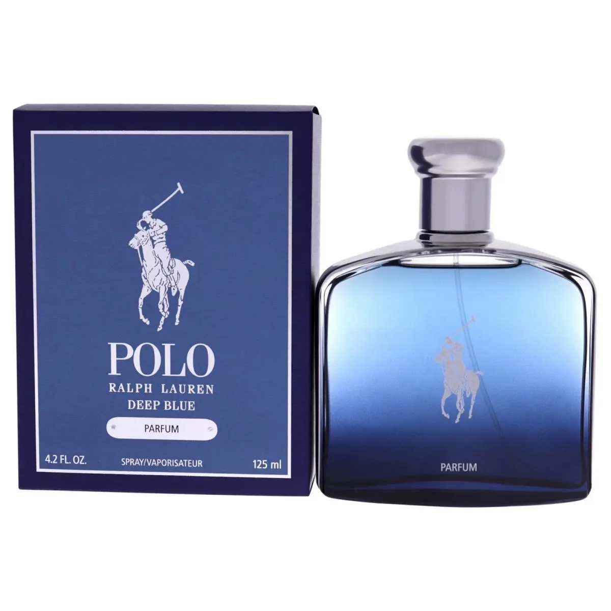 Ralph Lauren Polo Deep Blue For Men - 4.2 oz Parfum Spray/100%AUTHENTIC