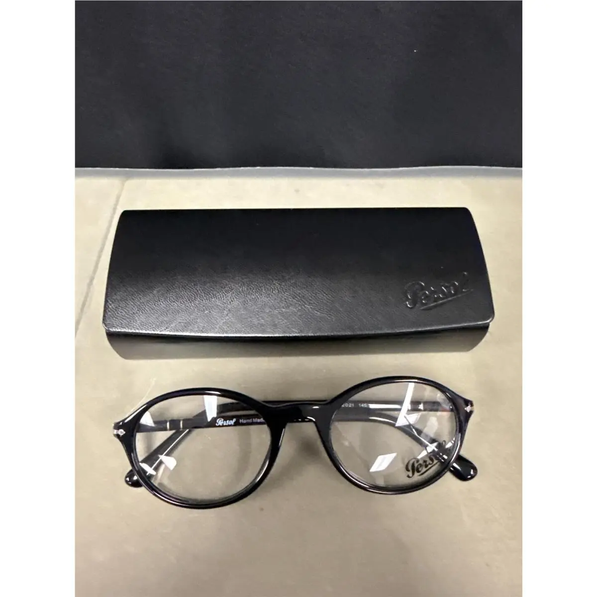 Persol 3351-V Black 145/52-21 Demo Lens