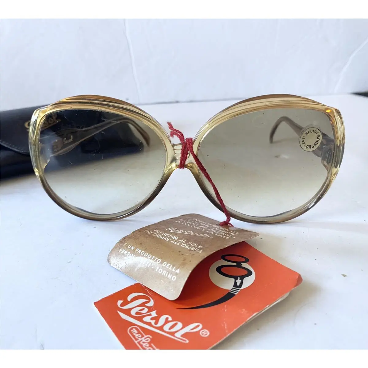 1970’s Persol Ratti Sunglasses Sofia Loren Style P218 Optyl Old Stock