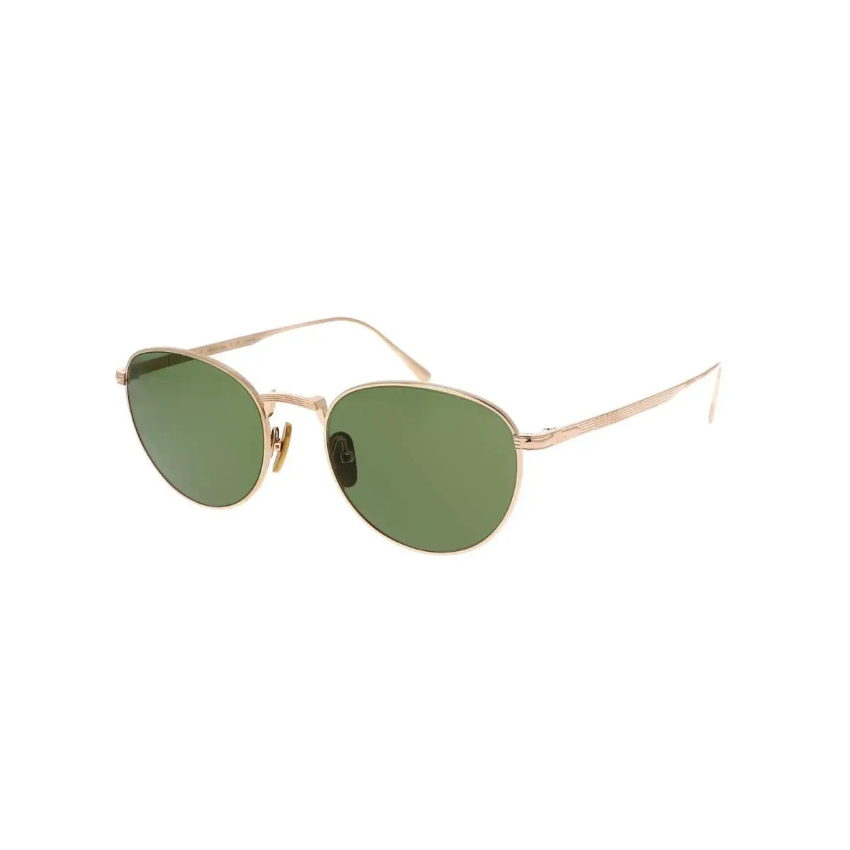 Persol PO5002ST 80004E Sunglasses Gold Frame Green Lens 51mm
