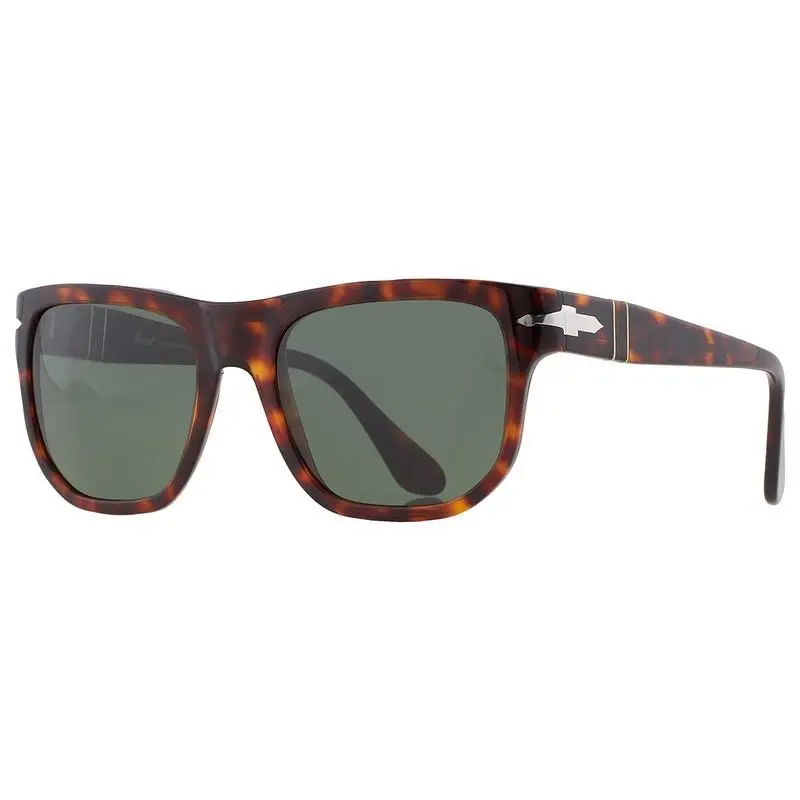 PO3306S 24/31 Sunglasses Havana Frame Green 55mm Lens by Persol