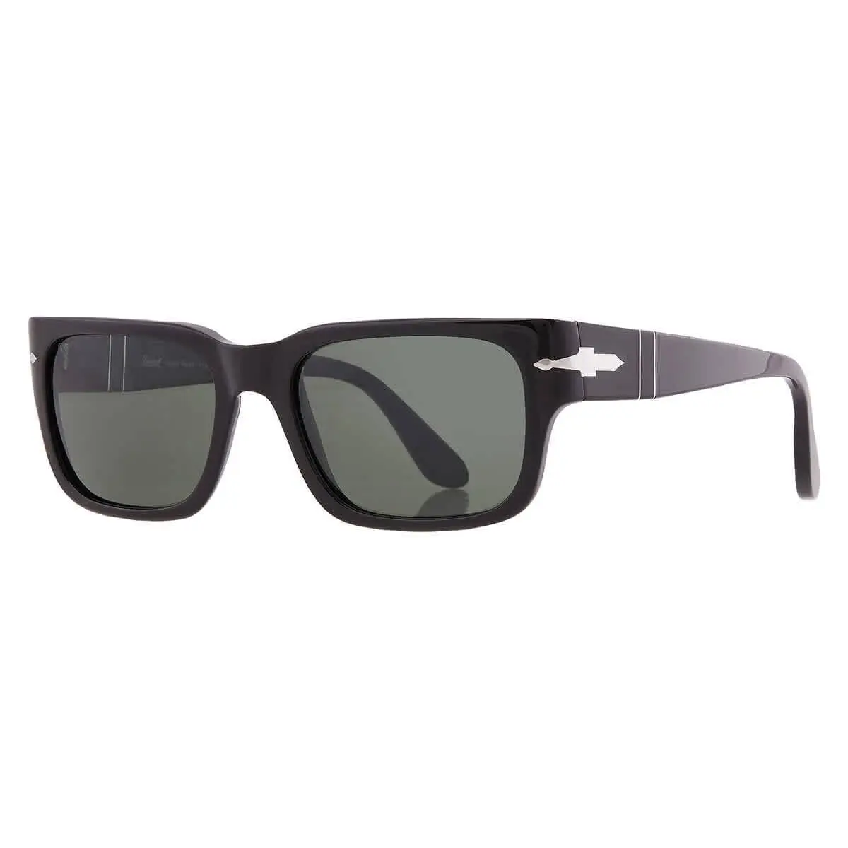 Persol Green Rectangular Men`s Sunglasses PO3315S 95/31 55 PO3315S 95/31 55