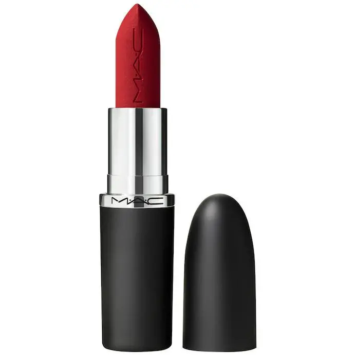 100%Authentic Mac Silky Matte 12HR Wear Lipstick 26shades 0.12 oz / 3.5 g Russian Red - intense bluish red by MAC Cosmetics