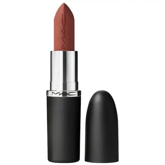 100%Authentic Mac Silky Matte 12HR Wear Lipstick 26shades 0.12 oz / 3.5 g Warm Teddy - dirty warm nudeNew by MAC Cosmetics