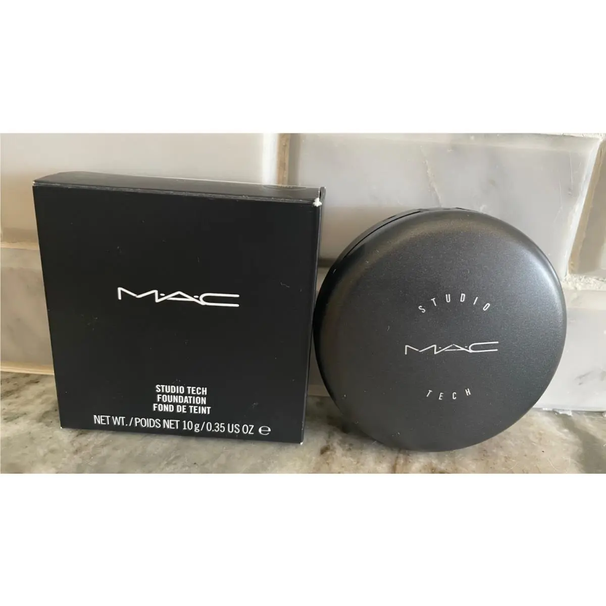 Mac Cosmetics Studio Tech Foundation Compact W/applicator NW45 Box Rare
