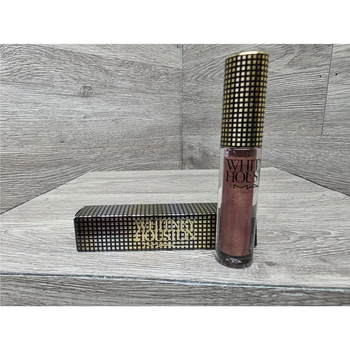 Mac Whitney Houston Nippy`s Shimmery Cinnamon Lip Gloss Rare