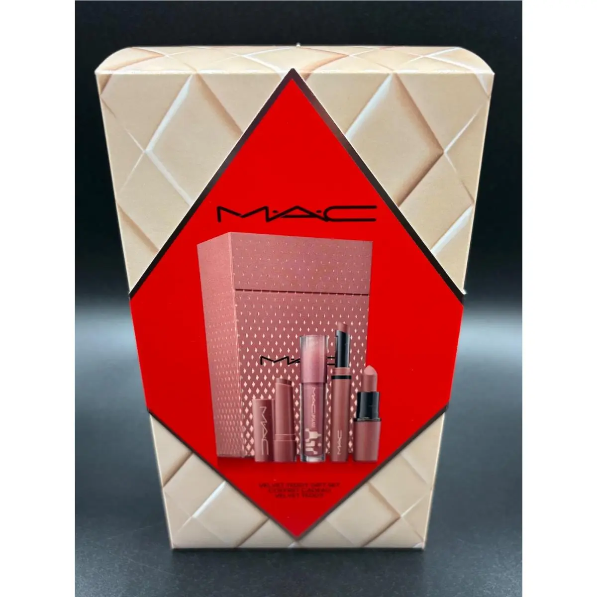 Mac Totally Teddy Lip 4-PC. Kit - Velvet Teddy Gift Set /