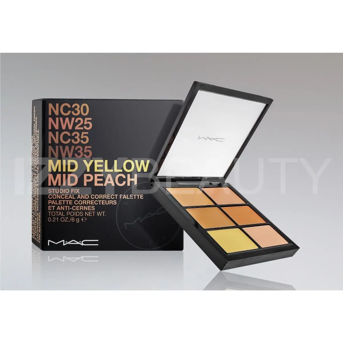 Mac Studio Fix Conceal and Correct Palette Medium Full Size 0.21 Oz/6 g by MAC Cosmetics