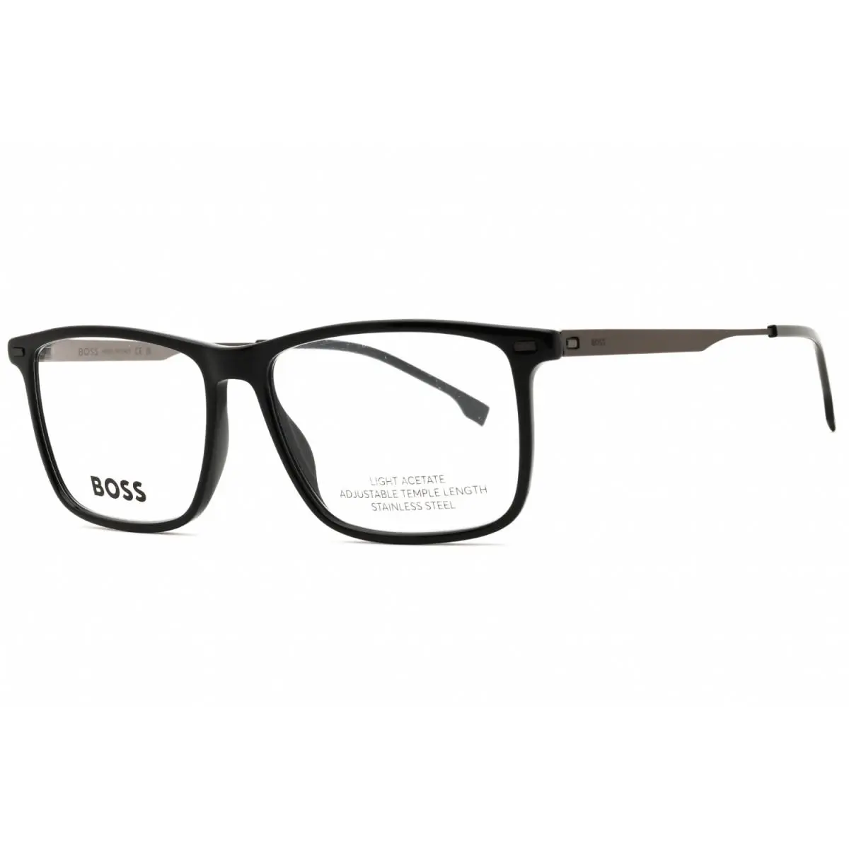 Boss 1642 0ANS 00 Black Dark Ruthenium 55mm Eyeglasses by Hugo Boss