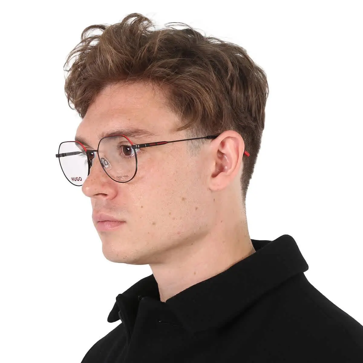 Hugo Boss Demo Geometric Men`s Eyeglasses HG 1179 0BLX 53 HG 1179 0BLX 53