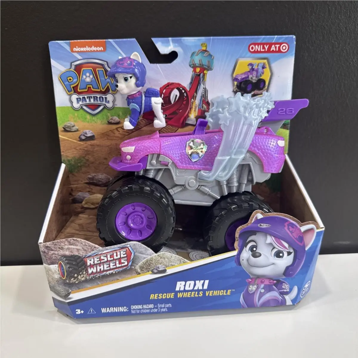 Nickelodeon Paw Patrol Exclusive Roxi Rescue Wheels Vehicle Figure Htf Toy