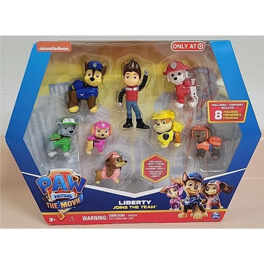 Paw Patrol Liberty Joins The Team Children Toy Playset 8 Figurines Pack 6062214