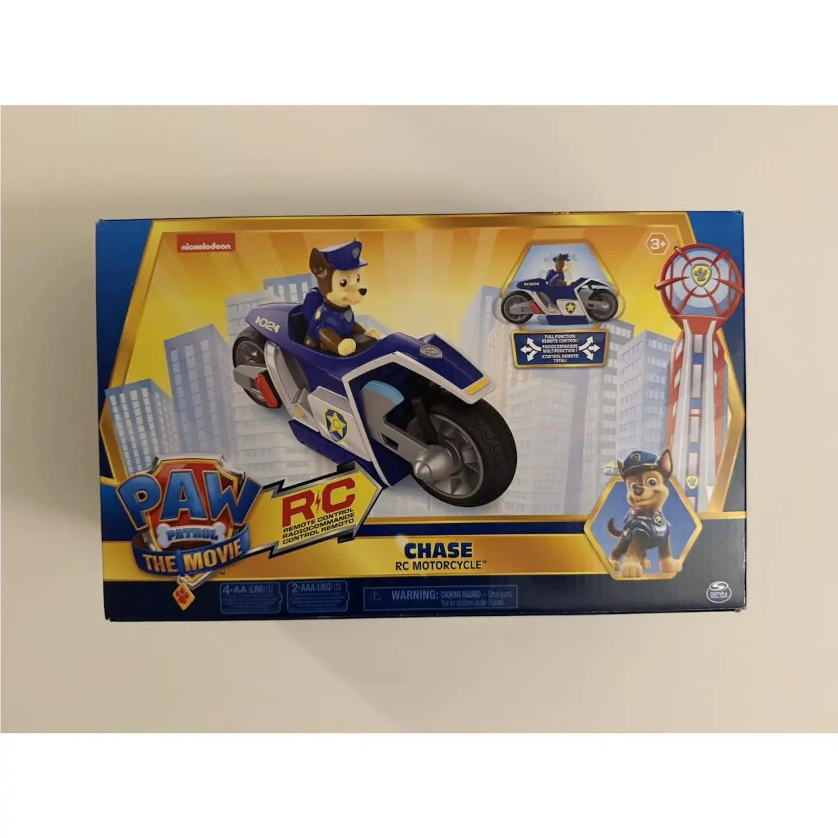 Paw Patrol The Movie Chase RC Motorcycle