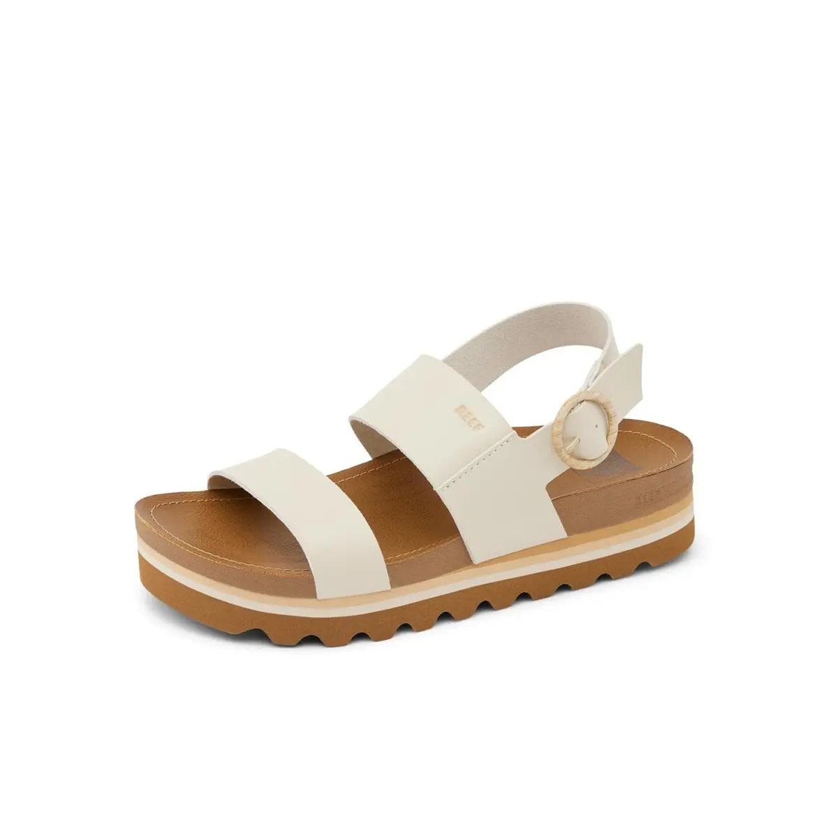 Reef Vista Hi Buckle Womens Platform Fashion Sandal Arch Support Ultra