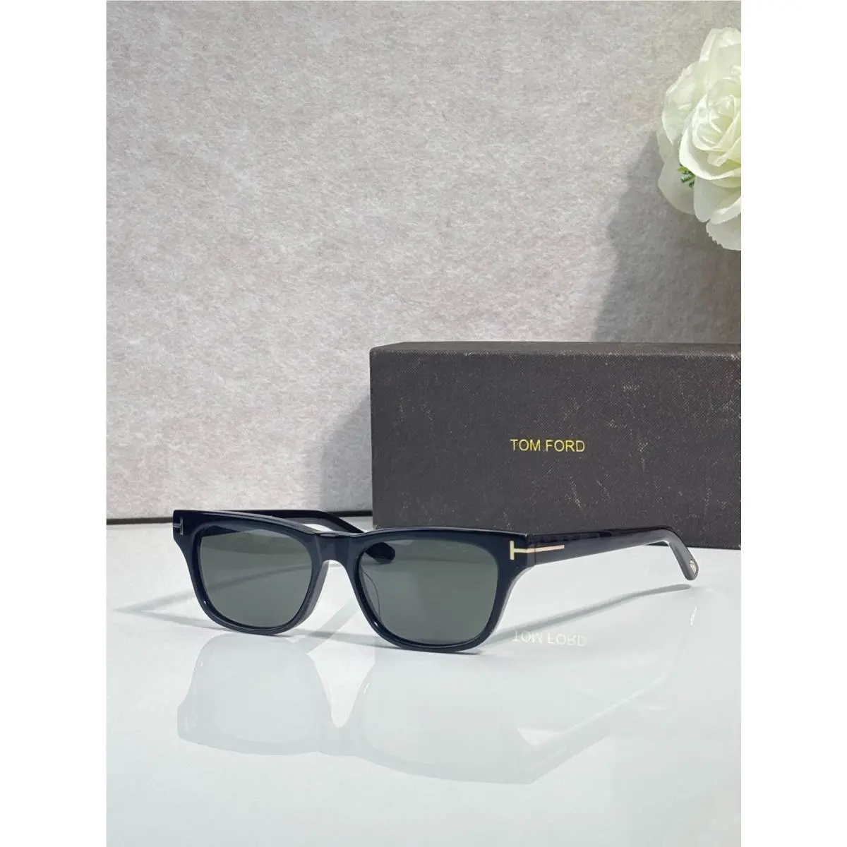 Tom Ford Penn-02 Sunglasses TF1362 01N Black/gray 43-16-145mm with Case