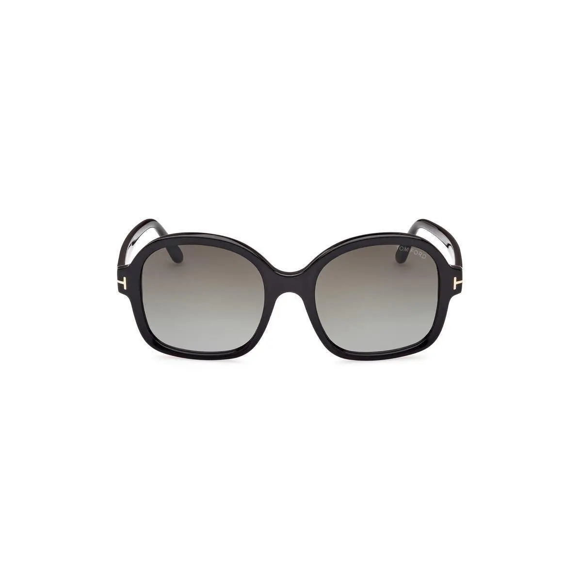 Tom Ford Women 68mm Butterfly Sunglasses Shiny Black / Gradient Sm