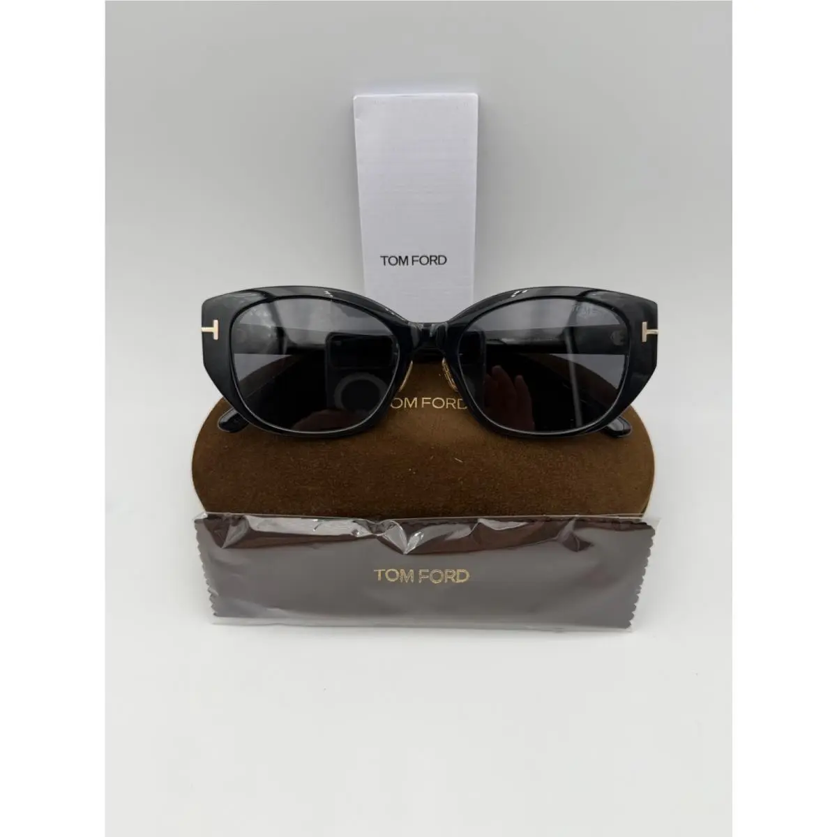 Tom Ford Sunglasses TF1168 K 01A Black Gold Gray 54 18 145